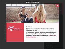 Tablet Screenshot of line-up.nl